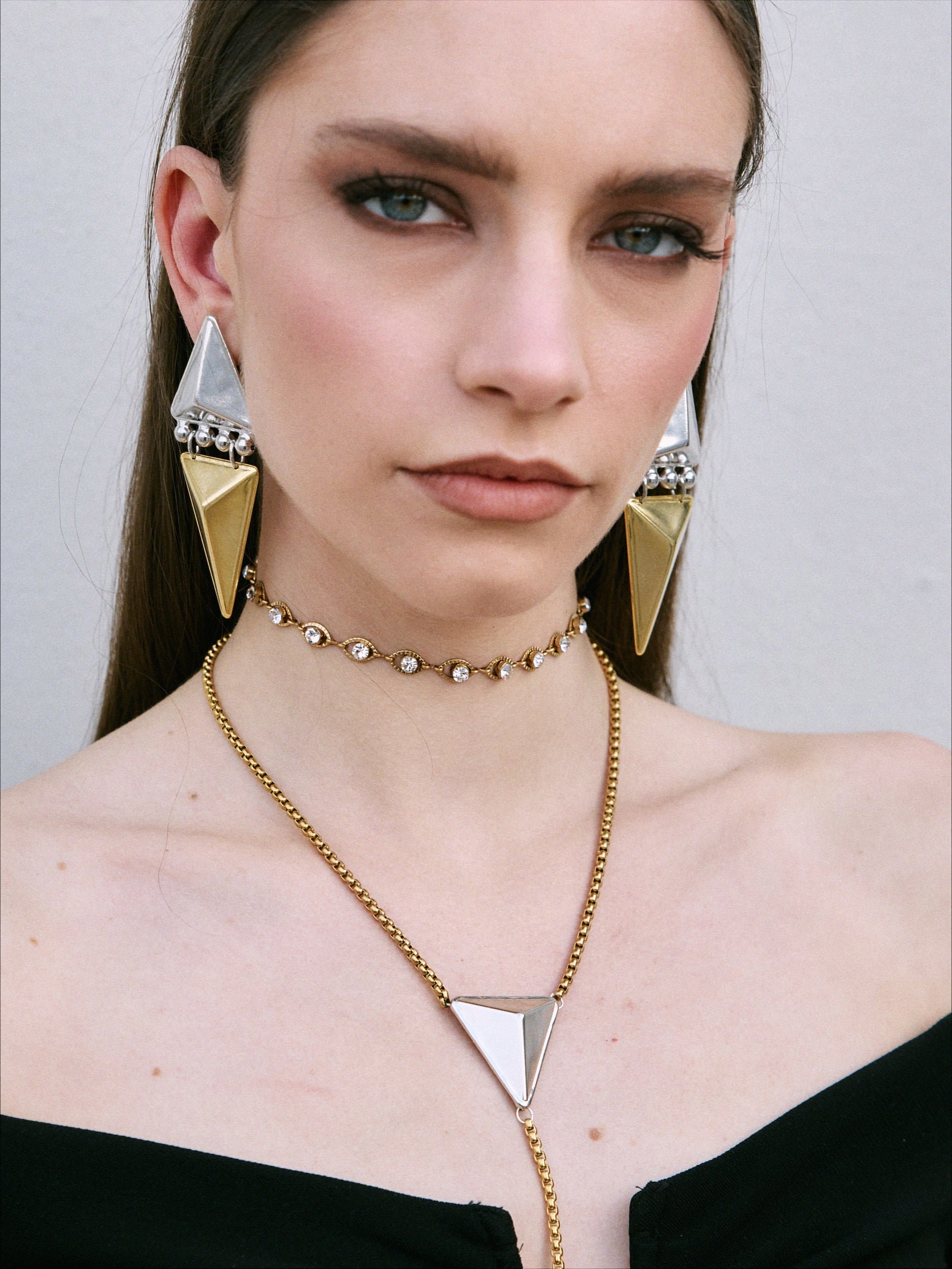 Kraken Ohrringe — 24k Gold & Silber Mixed Metal | Yasèmia Fashion Jewellery Yasèmia