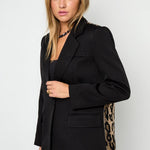 Yasemia Leopardenmuster Statement Blazer Damen Eleganter Leo Look 2025