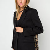 Yasemia Leopardenmuster Statement Blazer Damen Eleganter Leo Look 2025