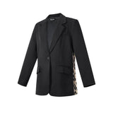 Yasemia Leopardenmuster Statement Blazer Damen Eleganter Leo Look 2025