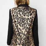 Yasemia Leopardenmuster Statement Blazer Damen Eleganter Leo Look 2025