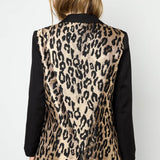 Yasemia Leopardenmuster Statement Blazer Damen Eleganter Leo Look 2025