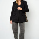 Yasemia Leopardenmuster Statement Blazer Damen Eleganter Leo Look 2025