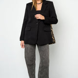 Yasemia Leopardenmuster Statement Blazer Damen Eleganter Leo Look 2025