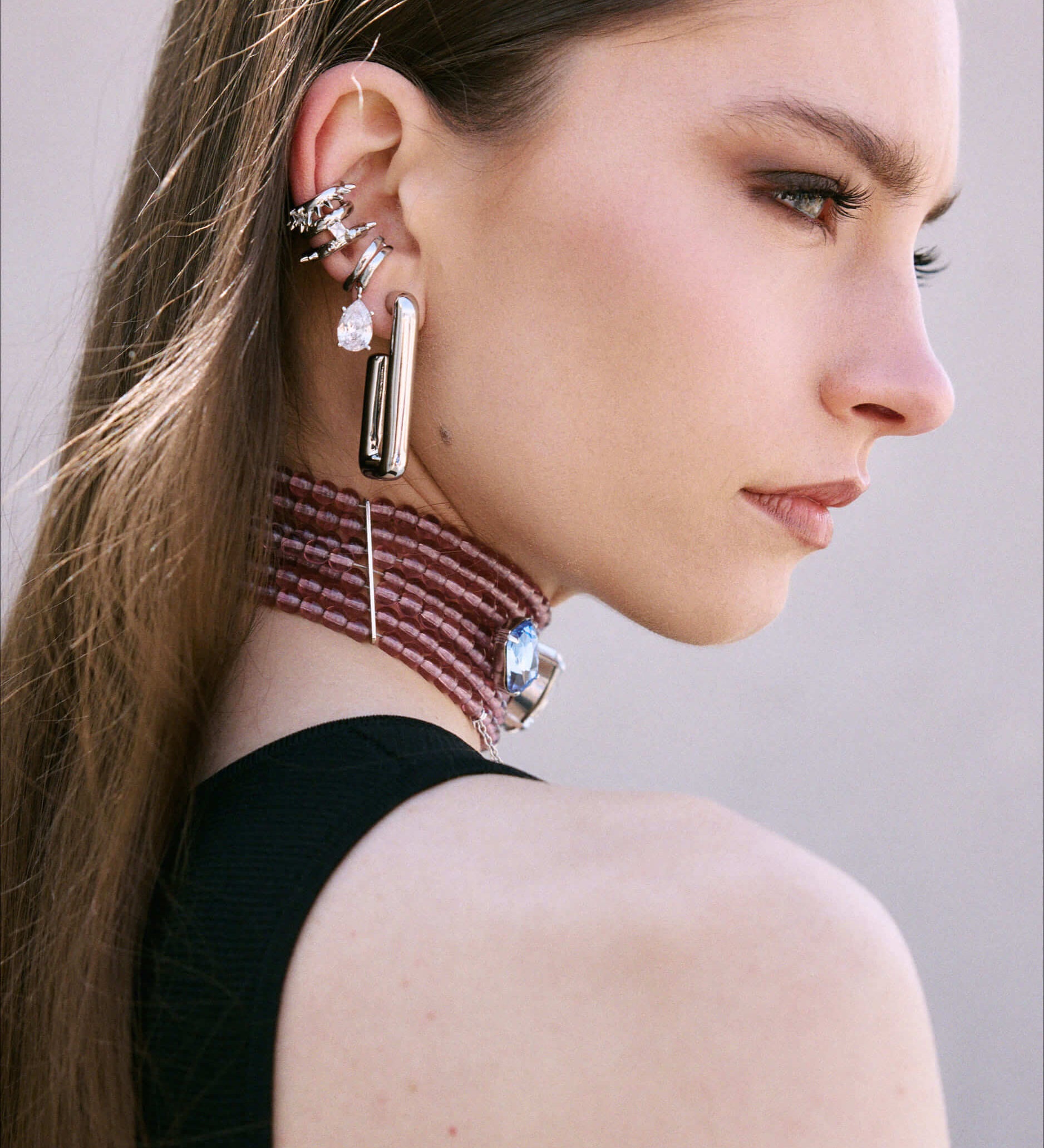Lexie Earrings — Silbervergoldet mit Zirkonia - Cuffs | Yasèmia Fashion Jewellery Yasèmia
