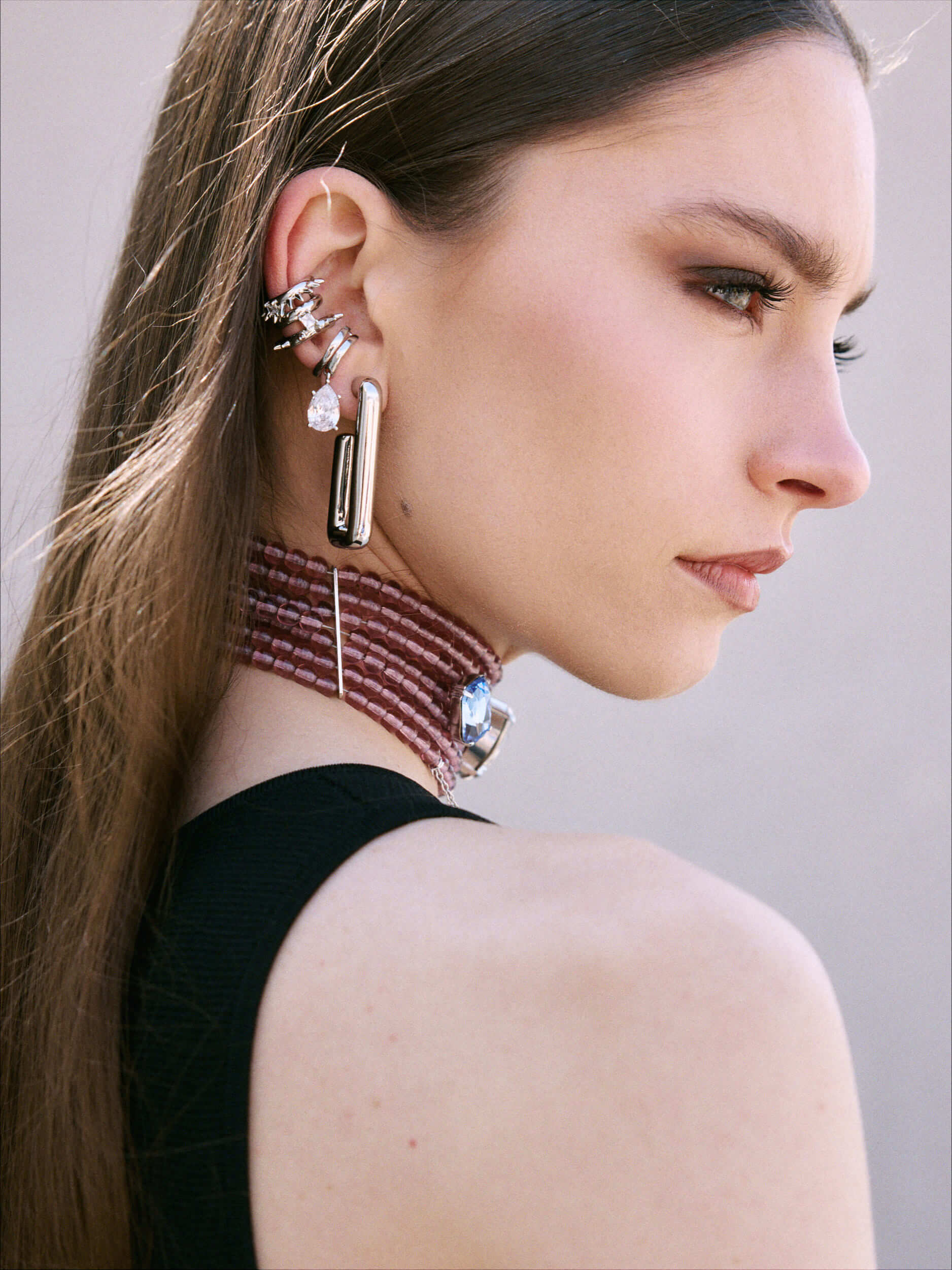 Lexie Earrings — Silbervergoldet mit Zirkonia - Cuffs | Yasèmia Fashion Jewellery Yasèmia