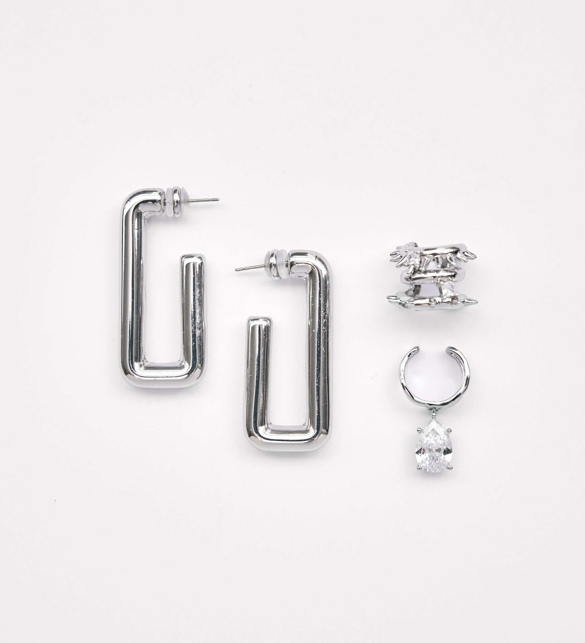 Lexie Earrings — Silbervergoldet mit Zirkonia - Cuffs | Yasèmia Fashion Jewellery Yasèmia