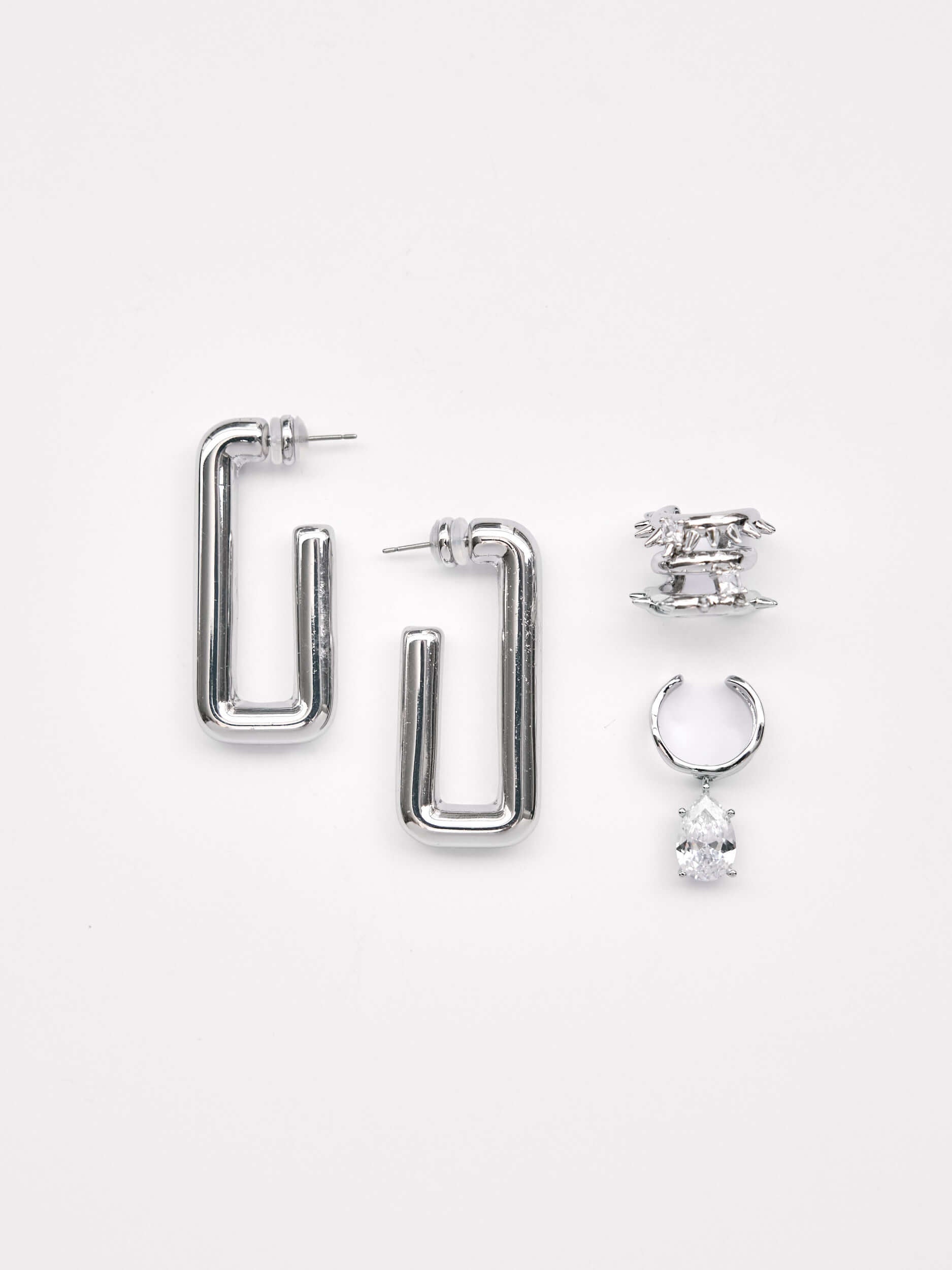 Lexie Earrings — Silbervergoldet mit Zirkonia - Cuffs | Yasèmia Fashion Jewellery Yasèmia