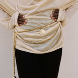 Lumiere Gürtel – Goldplated Kettenaccessoire | Yasèmia Jewellery Yasèmia