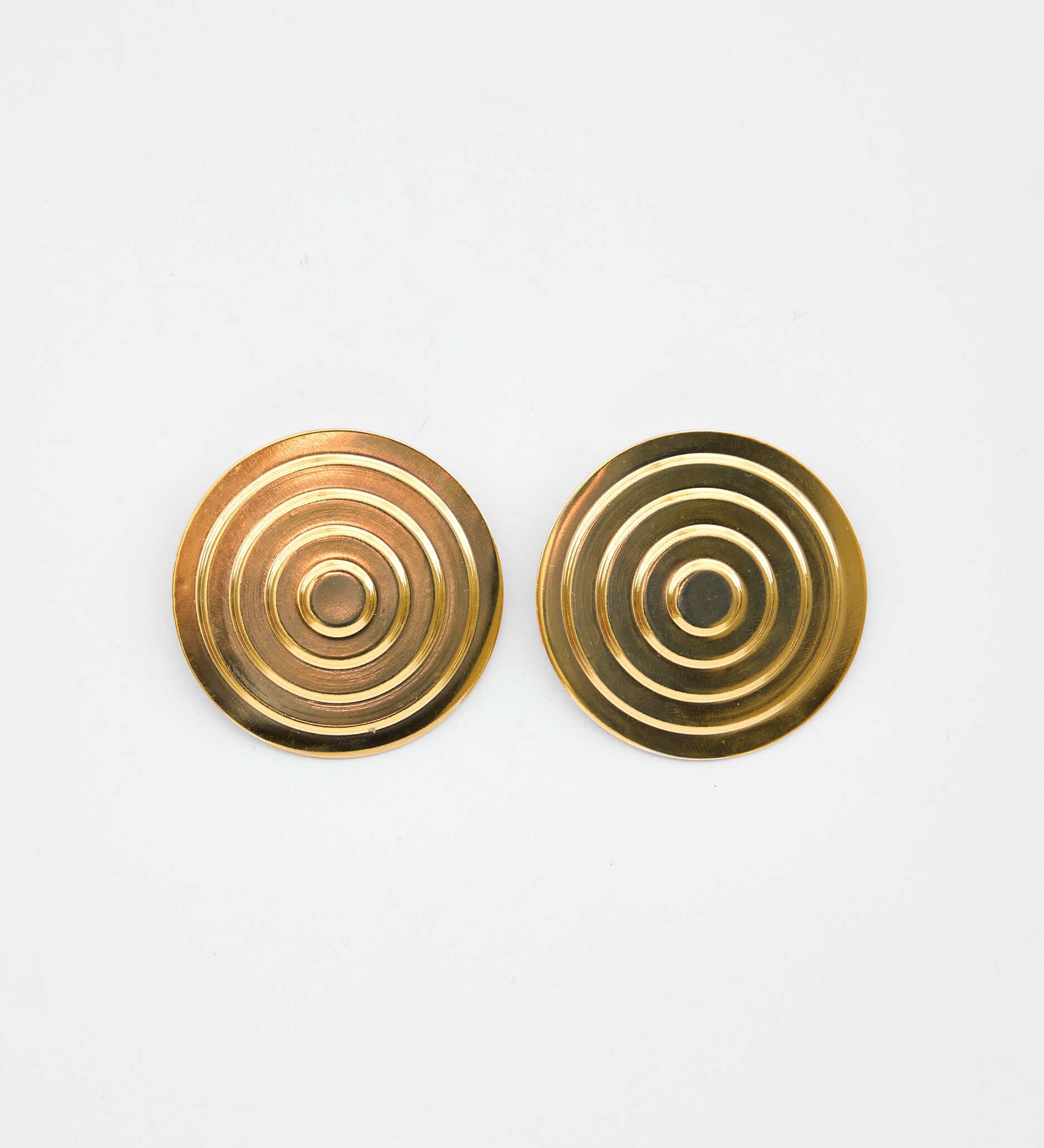 Maze Ohrringe — 24k Vergoldet Rund | Yasèmia Fashion Jewellery Yasèmia