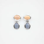 Mist Earrings — Silbervergoldet mit Glas - Cabochons | Yasèmia Fashion Jewellery Yasèmia