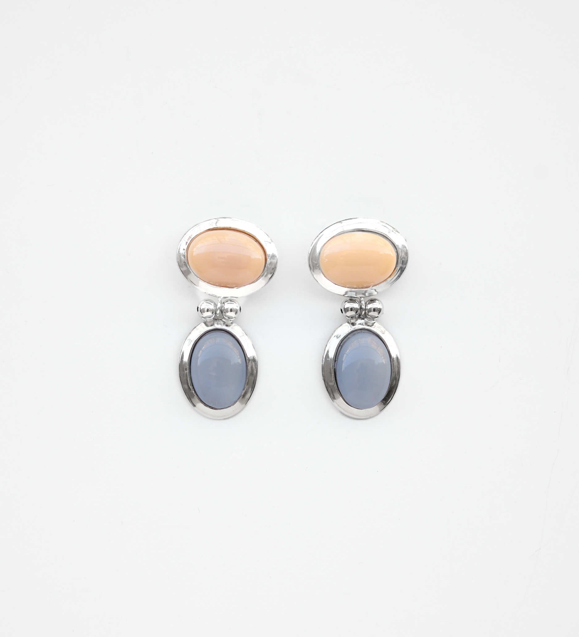 Mist Earrings — Silbervergoldet mit Glas - Cabochons | Yasèmia Fashion Jewellery Yasèmia