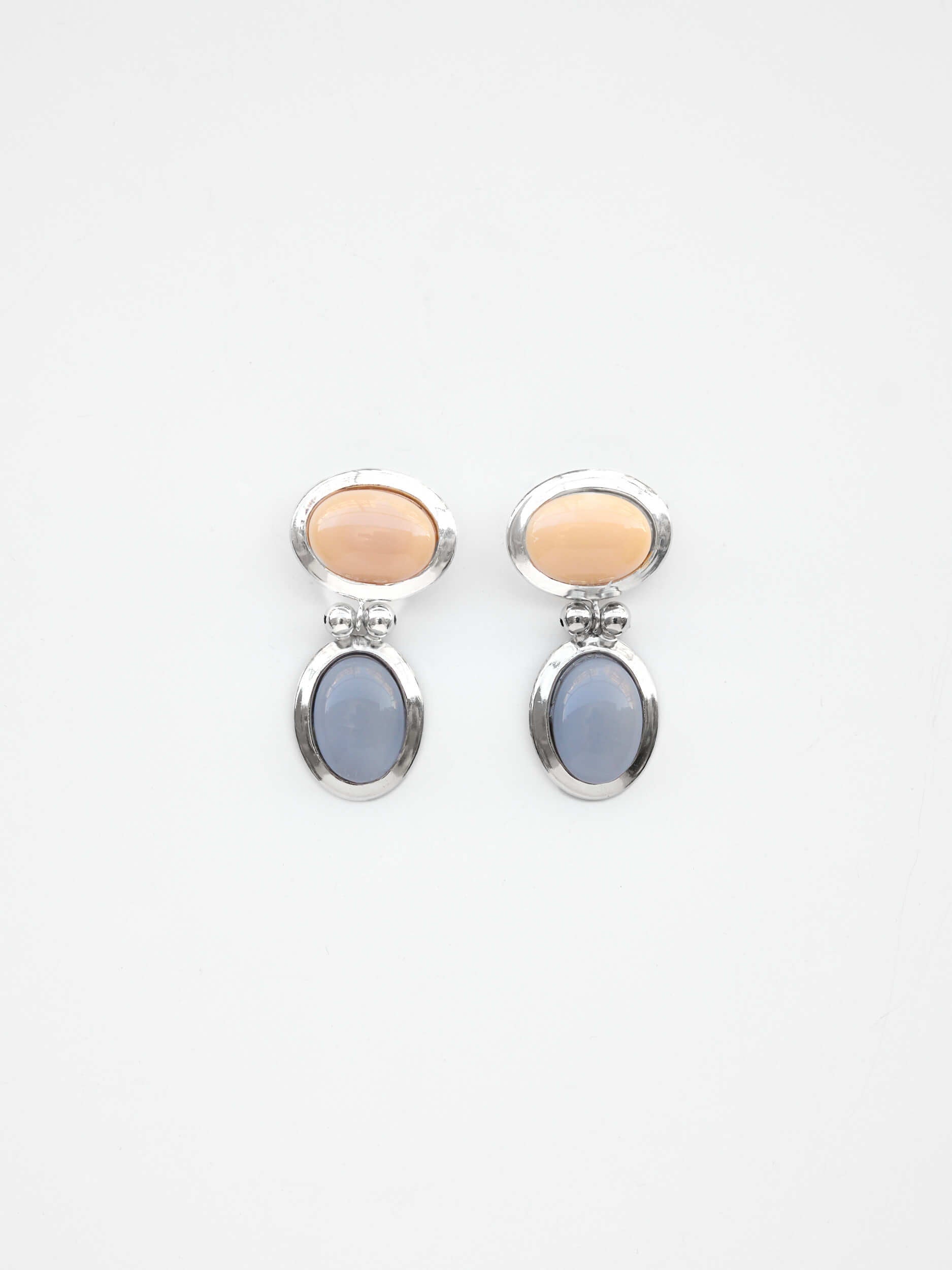 Mist Earrings — Silbervergoldet mit Glas - Cabochons | Yasèmia Fashion Jewellery Yasèmia