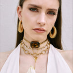 Nora Choker – Gold, Zirkon | Yasèmia Choker Yasèmia