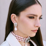 Pixie Dust Earrings — Silbervergoldet mit Kristallen & Perlen | Yasèmia Fashion Jewellery Yasèmia