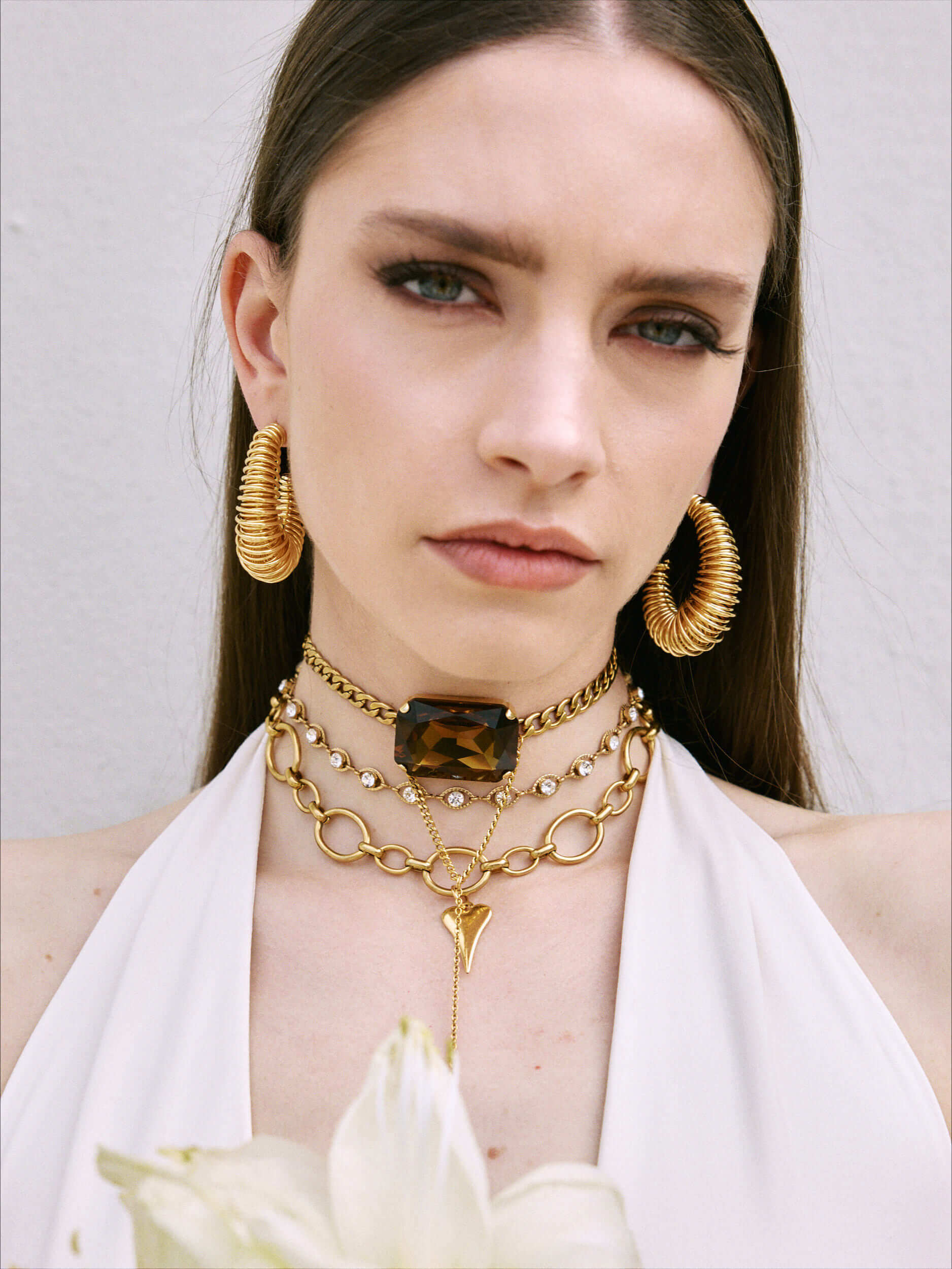 Pulse Necklace Gold – 24k Gold & Herzanhänger | Yasèmia Necklace Yasèmia