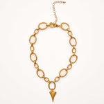 Pulse Necklace Gold – 24k Gold & Herzanhänger | Yasèmia Necklace Yasèmia