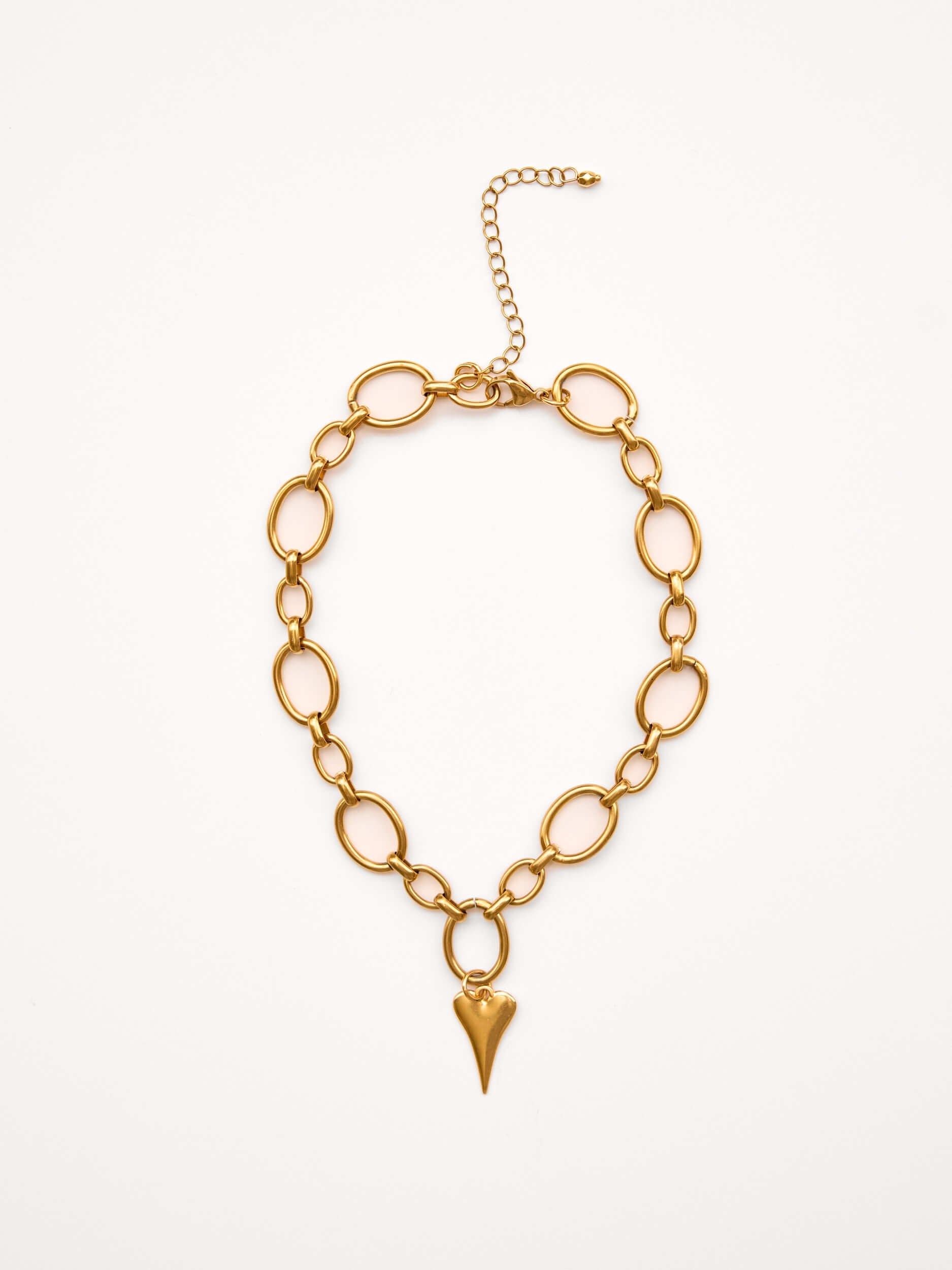 Pulse Necklace Gold – 24k Gold & Herzanhänger | Yasèmia Necklace Yasèmia