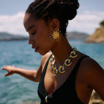 Raggio Ohrringe | 24K Vergoldete Messing-Ohrringe – Yasèmia Earrings Yasèmia