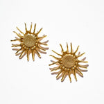 Raggio Ohrringe | 24K Vergoldete Messing-Ohrringe – Yasèmia Earrings Yasèmia