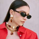 Revive Ohrringe — Vergoldet mit Perlen & Schildpatt | Yasèmia Fashion Jewellery Yasèmia