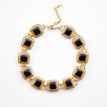 Studio 54 Necklace – 24k Gold Emaille | Yasèmia Necklace Yasèmia