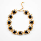 Studio 54 Necklace – 24k Gold Emaille | Yasèmia Necklace Yasèmia