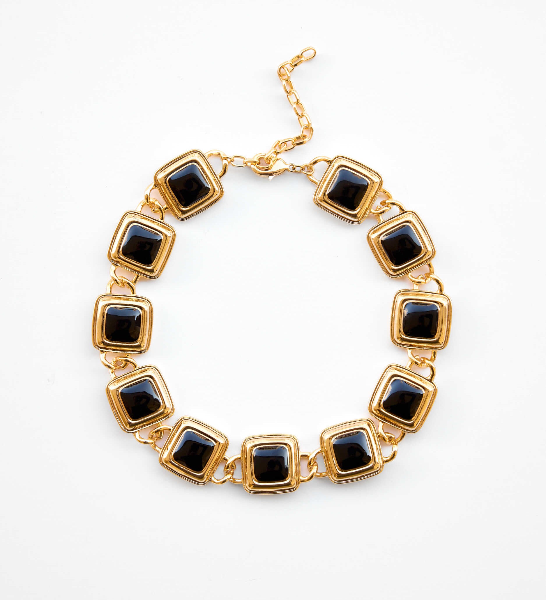 Studio 54 Necklace – 24k Gold Emaille | Yasèmia Necklace Yasèmia