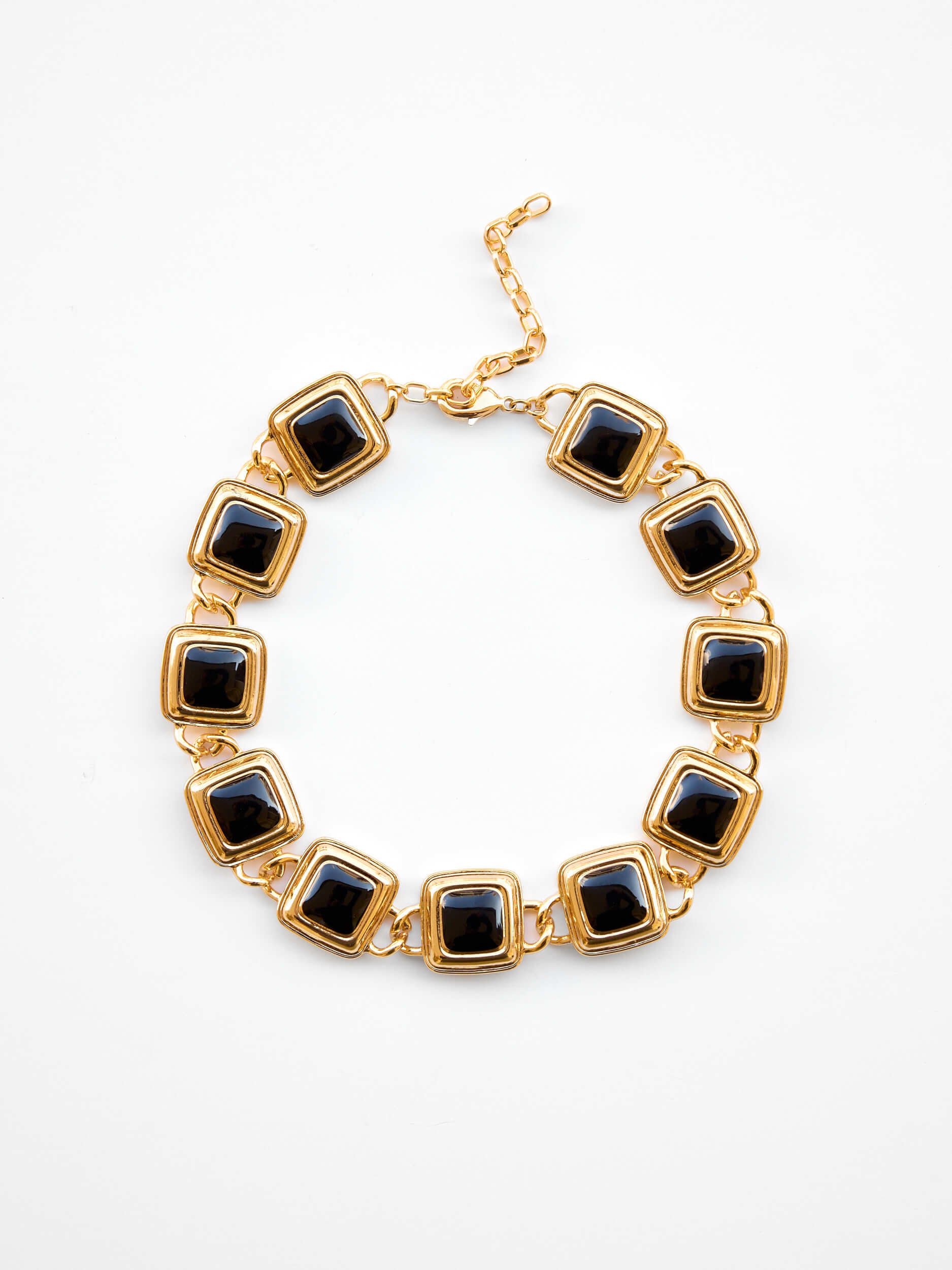 Studio 54 Necklace – 24k Gold Emaille | Yasèmia Necklace Yasèmia