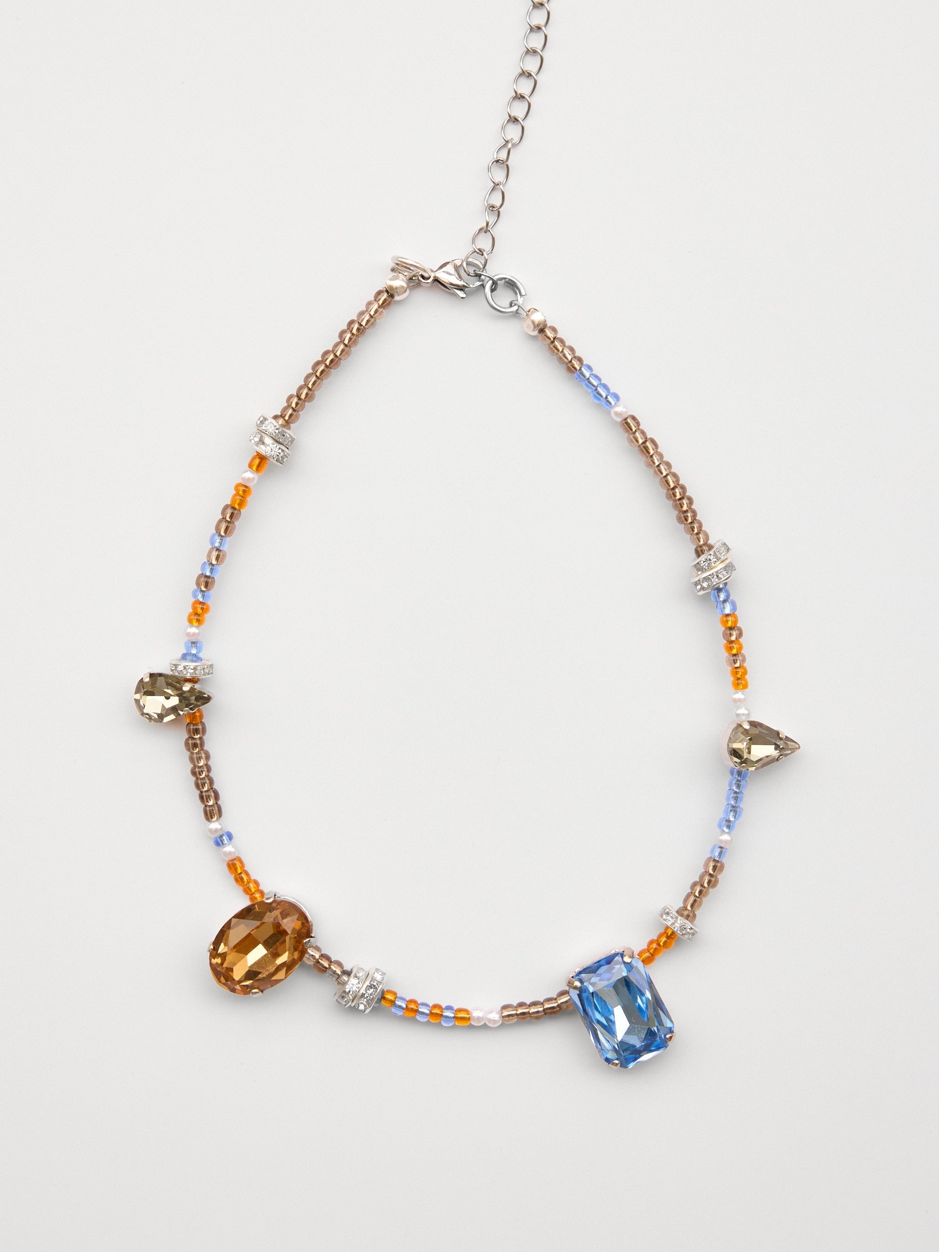 Vitro Necklace – Bunte Perlen & Preciosa Kristalle | Yasèmia Necklace Yasèmia