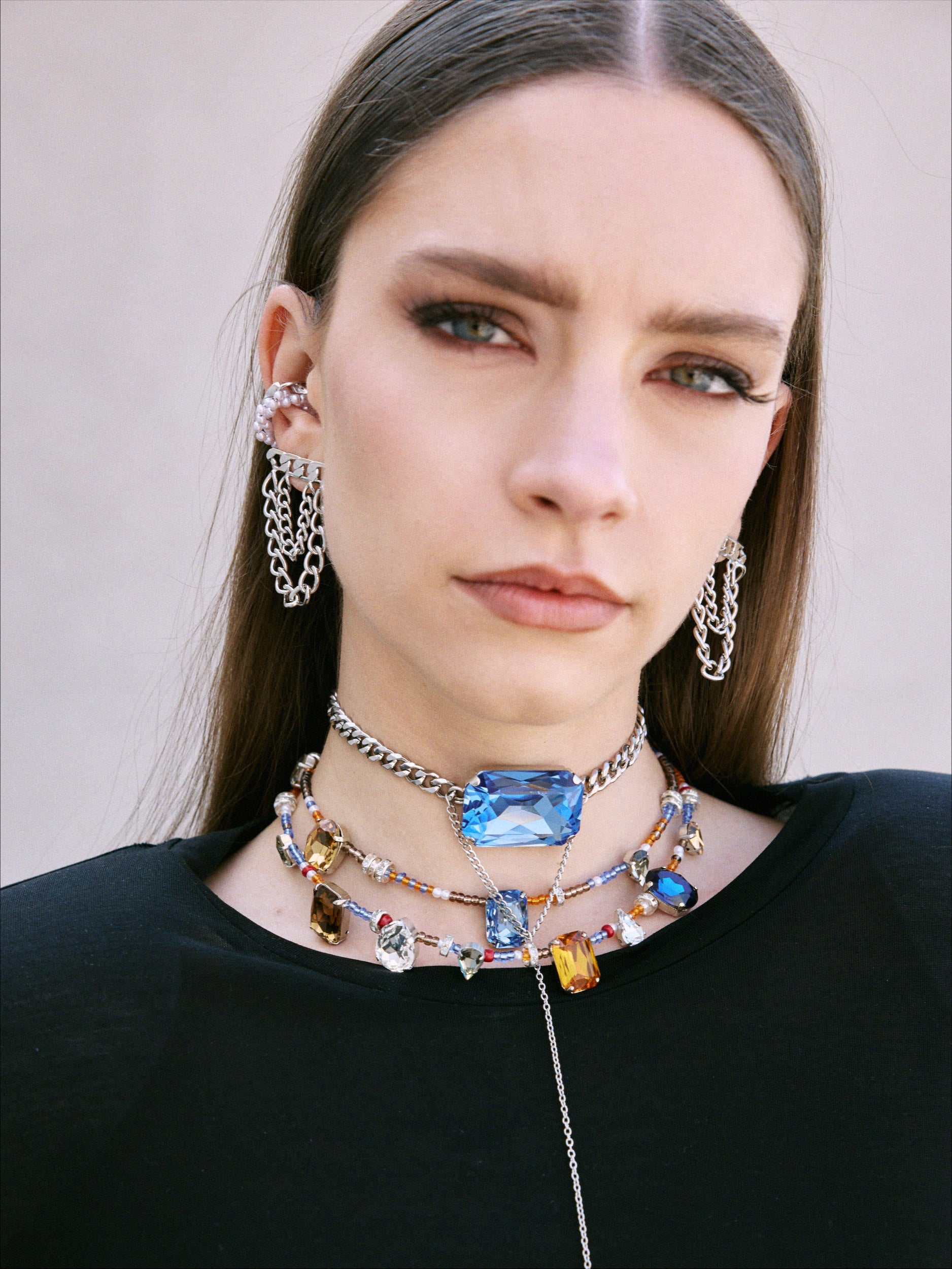 Vitro Necklace – Bunte Perlen & Preciosa Kristalle | Yasèmia Necklace Yasèmia