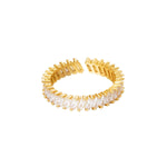 Alba Ring aus 18K vergoldetem Zircon - Perfekt für Ringstapel l Yasèmia Jewellery Yasèmia
