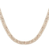 Cecilia Halskette - 18 Karat vergoldet mit Zirkonen für festliche Anlässe l Yasèmia Jewellery Yasèmia