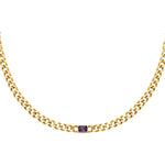 Chloè Chunky Kettenanhänger mit Zirkon - 18K vergoldeter Edelstahl für den täglichen Glamour l Yasèmia Jewellery Yasèmia