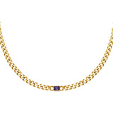 Chloè Chunky Kettenanhänger mit Zirkon - 18K vergoldeter Edelstahl für den täglichen Glamour l Yasèmia Jewellery Yasèmia