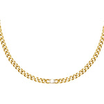Chloè Chunky Kettenanhänger mit Zirkon - 18K vergoldeter Edelstahl für den täglichen Glamour l Yasèmia Jewellery Yasèmia