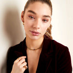 Chloè Chunky Kettenanhänger mit Zirkon - 18K vergoldeter Edelstahl für den täglichen Glamour l Yasèmia Jewellery Yasèmia