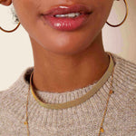 Dahab Kettenhalskette aus 18K vergoldetem Edelstahl - Minimalistischer Stil für besondere Anlässe l Yasèmia Jewellery Yasèmia