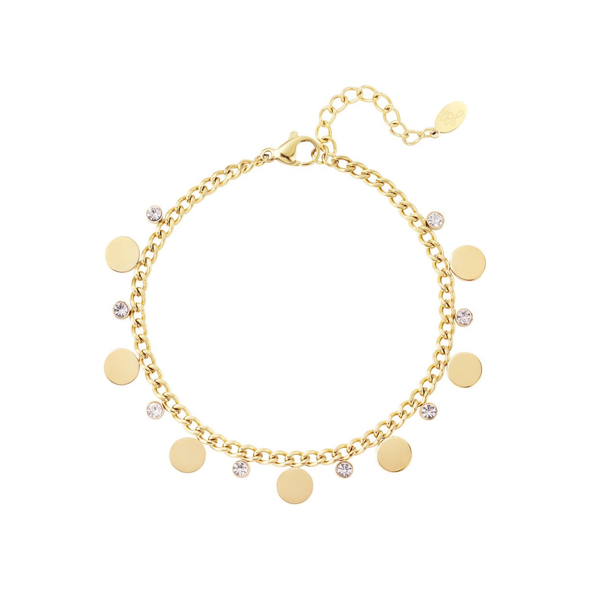Elegantes Delilah Armband aus 18K Edelstahl mit Zirkonia - Luxuriöse Schmuckstücke l Yasèmia Jewellery Yasèmia