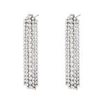 Glamouröse Monica Strassohrringe aus Edelstahl l Yasèmia Jewellery Yasèmia