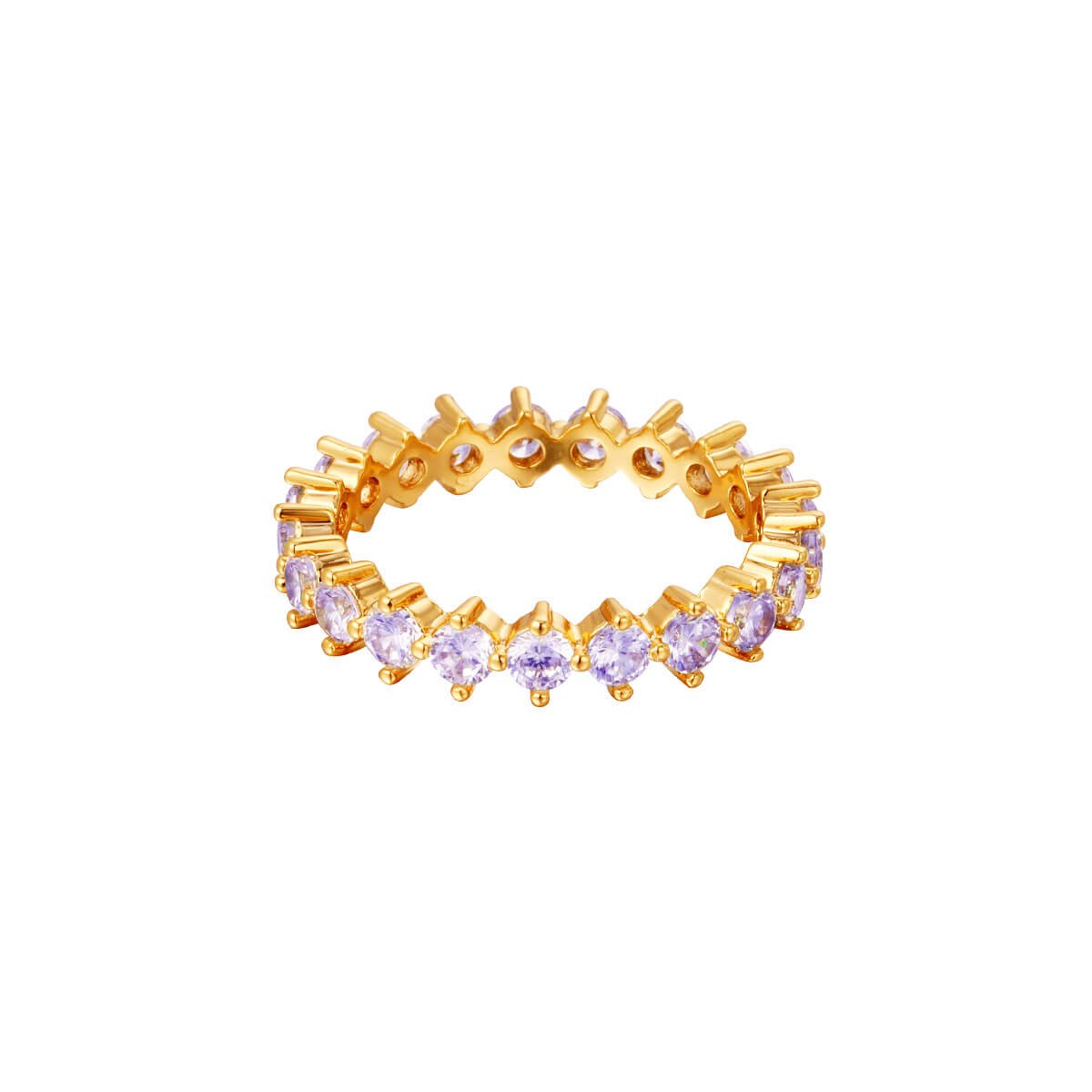 Peonia Ring aus 18K vergoldetem Zirkon - Eleganz für jeden Anlass l Yasèmia Jewellery Yasèmia
