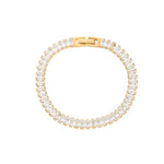 Elegantes 18K Edelstahlarmband mit Zirkonen - Ralah Kollektion l Yasèmia Jewellery Yasèmia