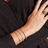 Elegantes Shira Armband aus 18K vergoldetem Edelstahl l Yasèmia Jewellery Yasèmia