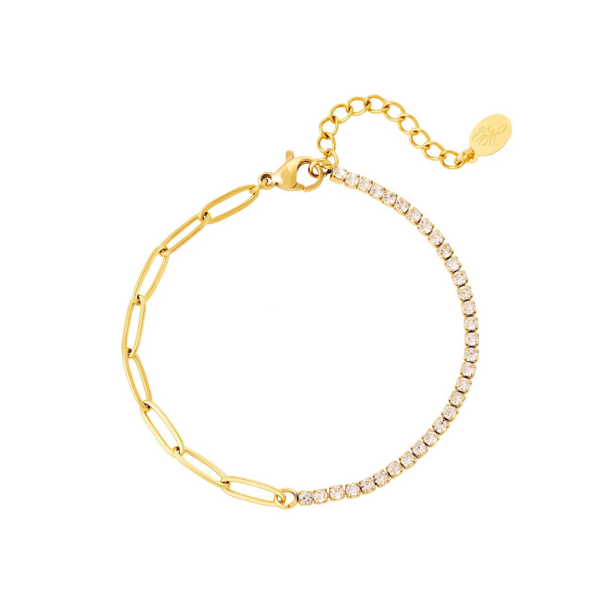 Elegantes Shira Armband aus 18K vergoldetem Edelstahl l Yasèmia Jewellery Yasèmia
