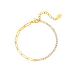 Elegantes Shira Armband aus 18K vergoldetem Edelstahl l Yasèmia Jewellery Yasèmia