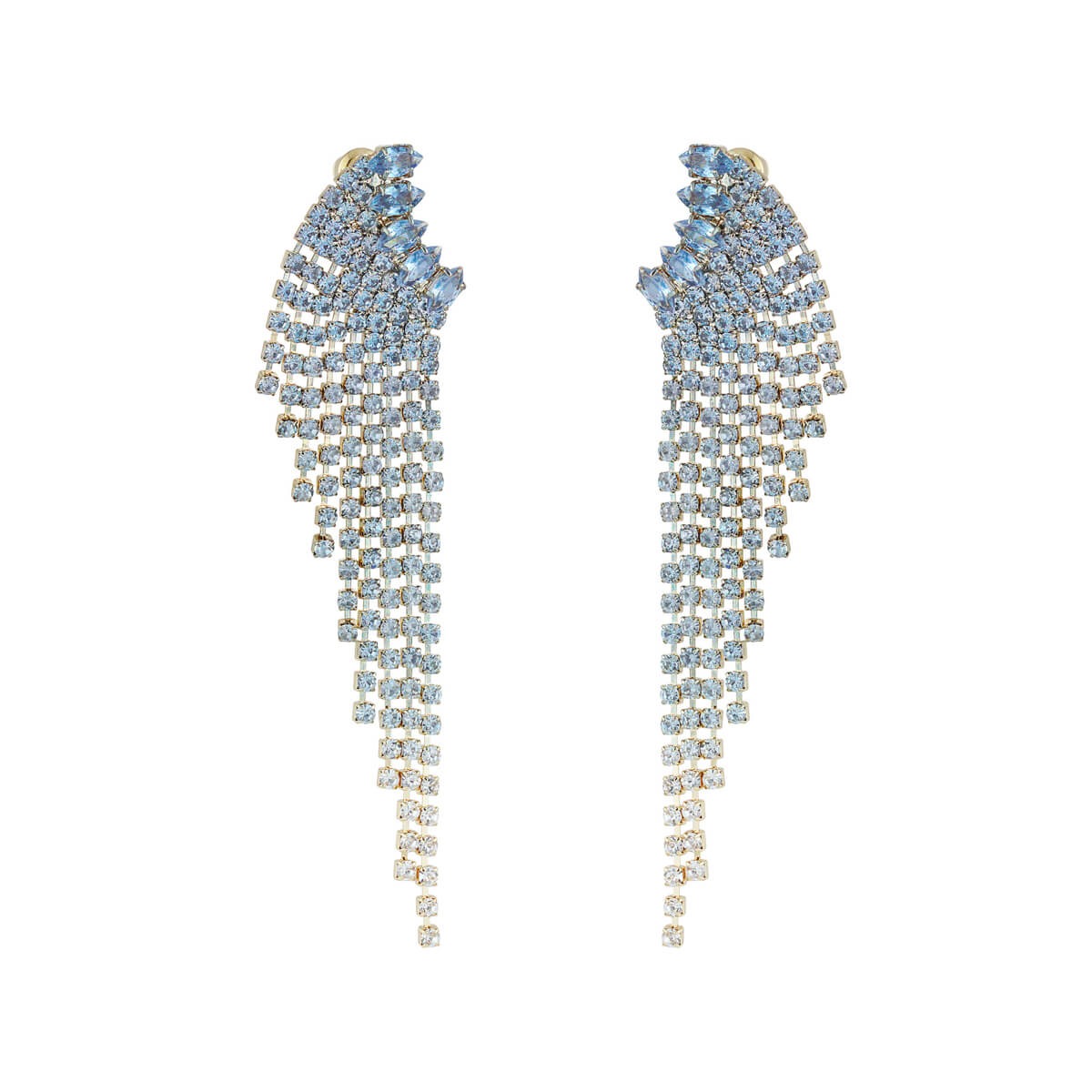 Valencia Ohrringe aus 18K vergoldetem Kupfer mit Zirkonen – Elegante Farben für jeden Anlass l Yasèmia Jewellery Yasèmia