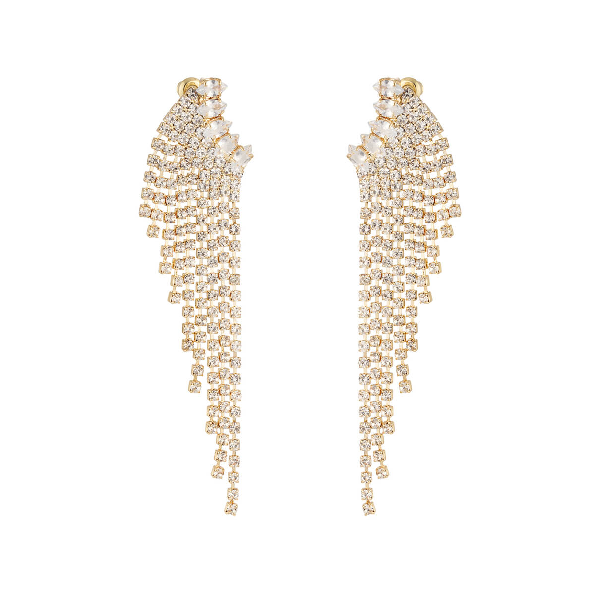 Valencia Ohrringe aus 18K vergoldetem Kupfer mit Zirkonen – Elegante Farben für jeden Anlass l Yasèmia Jewellery Yasèmia