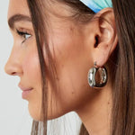 Yasèmia l Marianna Hoops - 18K Gold Plated Stainless Steel Earrings Yasèmia