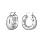 Yasèmia l Marianna Hoops - 18K Gold Plated Stainless Steel Earrings Yasèmia