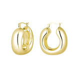 Yasèmia l Marianna Hoops - 18K Gold Plated Stainless Steel Earrings Yasèmia